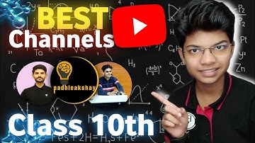Class 10th - Best YouTube Channels For Board Exam Preparation 🔥