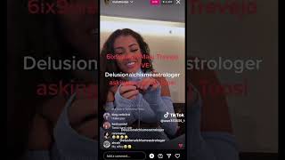 6ix9ine join Malu Trevejo live