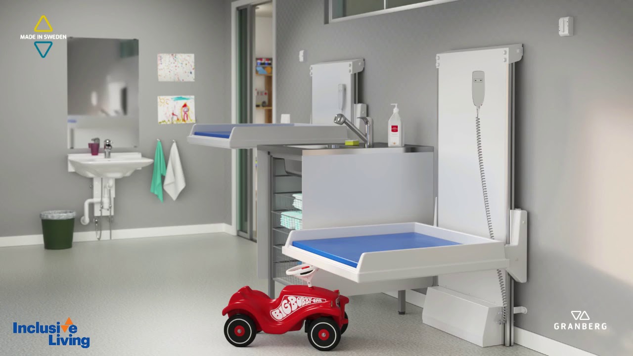 Inclusive Living Australia-Nursing Table 334-height adjustable-electric-Granberg Sweden