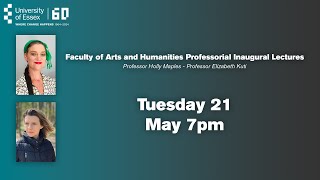 Faculty of Arts and Humanities Professorial Inaugural Lectures