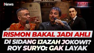 DEBAT PANAS! Roy Suryo Semprot Rismon: Jangan Ahli, Jadi Saksi Saja Dia Gak Layak | Rakyat Bersuara