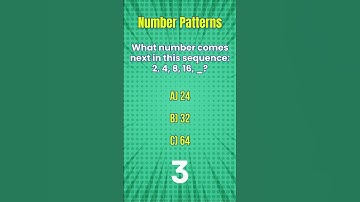 Number Patterns: IQ Test Challenge