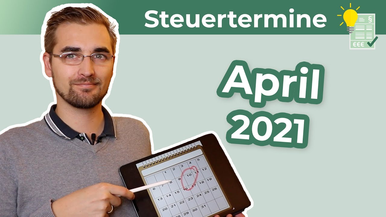 Update Steuertermine April 2021