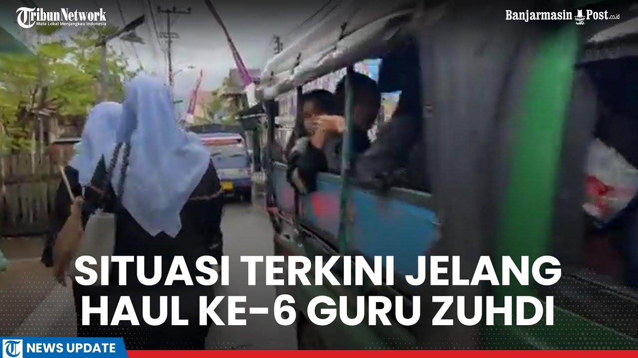 Jelang Haul ke-6 Guru Zuhdi, Peziarah Padati Kawasan Kubah di Belakang Masjid Jami Banjarmasin