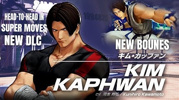 The King of Fighters XV -  New DLC Announced - KIM KAPHWAN His Super Moves (4K60)