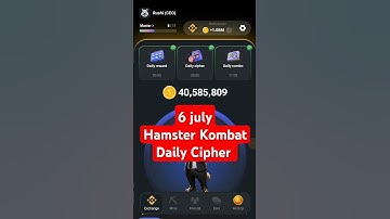 Hamster Kombat Daily Cipher Code 6 july #crypto #shorts