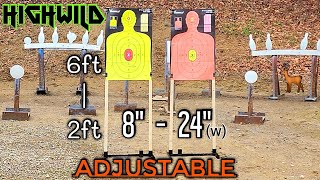HighWild Adjustable Target Stand Review & Shoot