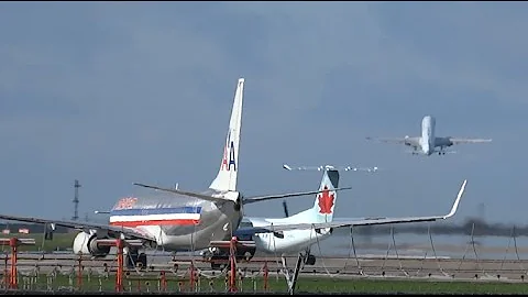 Crowded Runway (1080HD) | Embraer 190 | Bombardier Dash 8-100 | Boeing 737-800 |