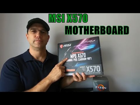 MSI MPG X570 Gaming Pro Carbon WiFi Unboxing