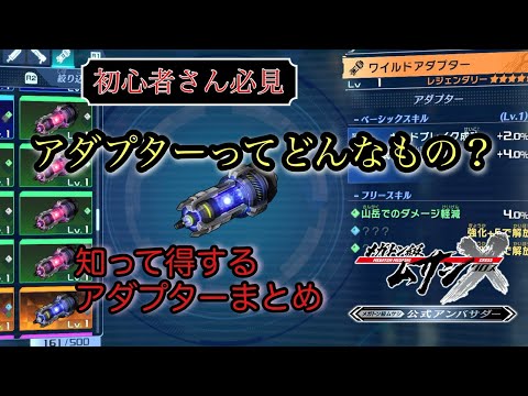 【メガトン級ムサシX】アダプターについて解説
