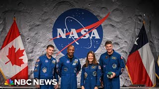 LIVE: Trump hosts Artemis II crew at White House | NBC News