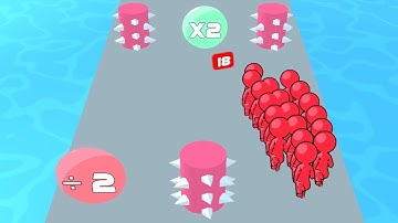 Runner Pusher - All Levels Gameplay Android, iOS