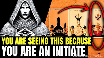 The 3 PORTALS of ALCHEMY only open for those who are READY (only the INITIATES can cross through)