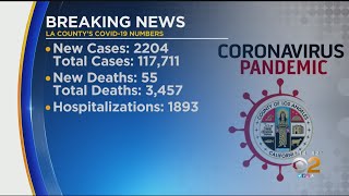 LA County Reports 2,204 New Coronavirus Cases, 55 Additional Deaths