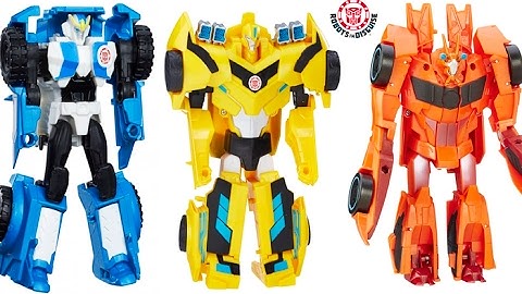 CRASH!! Transformers Robots in Disguise Combiner Force, Sideswipe, Stuntwing, Bumblebee, Surprises