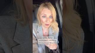 #corporateamerica #careeradvice #immigrants #careercoach #careertips #corporategirl #advice