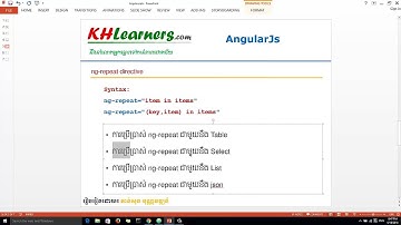 AngularJs ng-repeat directive