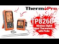 ThermoPro TP826 500FT Wireless Digital Meat Thermometer with Probe Setup Video