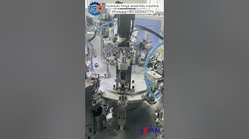 Hydraulic hinge auto assembly machine line #auto #machine #assemblymachine