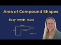 Area of Compound Shapes GCSE Maths | Easy to Hard Exam Questions
