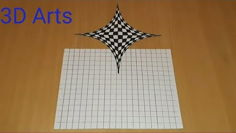 Learn To Paint 3D Geometric Lozenge Art