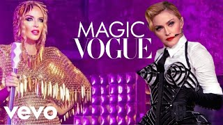 Madonna Feat Kylie Minogue - Vogue Magic Remix [Music Video Visualizer]
