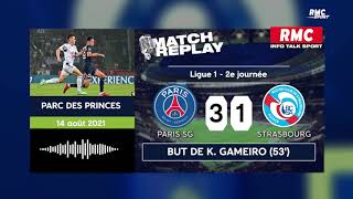 PSG 4-2 Strasbourg : Le goal replay avec les commentaires RMC