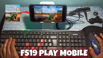 Farming Simulator 19 Gameplay With Mouse And Keyboard On Mobile Like PC New Video 2022