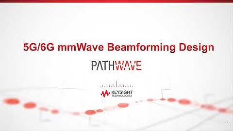 Millimeter-wave Beamforming in PathWave System Design (SystemVue)