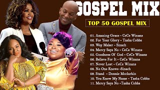 BEST GOSPEL MIX PLAYLIST ⚡ The American Gospel Songs ⚡ Tasha Cobbs, Cece Winans, Donnie McClurkin