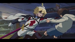 Seraph of the End: Battle in Nagoya - Mika almost drinks blood from a kid
