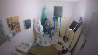 Room Transformation - Spray Paint Mural Magic at Victoria Makerspace
