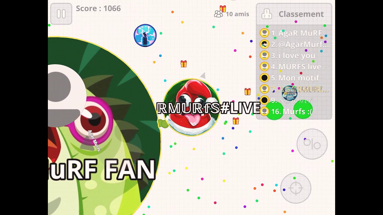 Petit duo sur le live de AgarMurfs  !