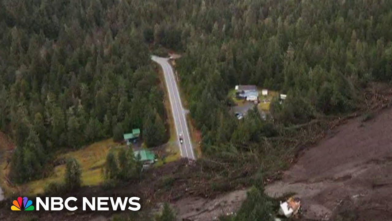 Deadly landslide strikes Alaskan island community after rain and windstorm