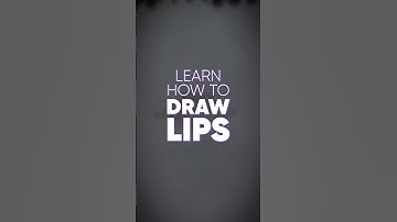 How to Draw Lips in 3 Simple Steps #shorts #drawing #art