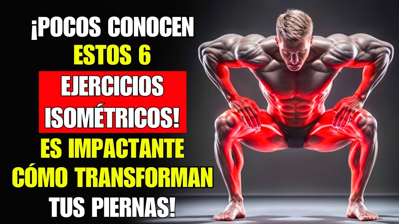 6 Ejercicios Isométricos en Casa Que Duplican la Fuerza en Las Piernas Sin Sobrecargar Las Rodillas