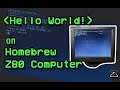 Hello world on zeal 8bit computer and software improvements