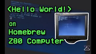 Hello world on Zeal 8-bit computer and software improvements