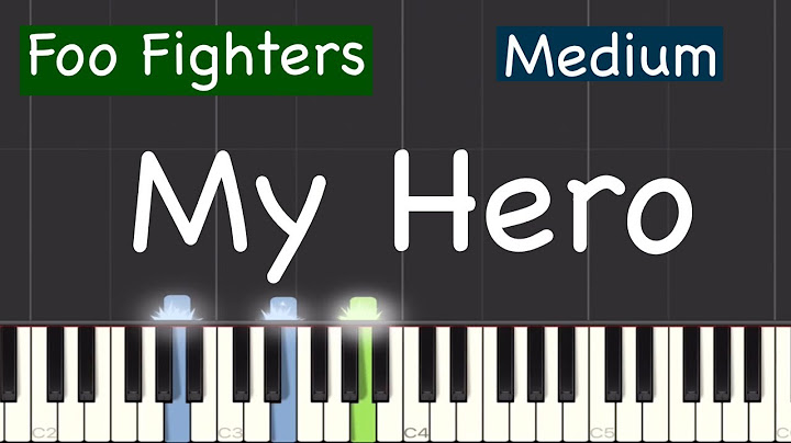 My Hero Piano version - Piano performance video thumbnail