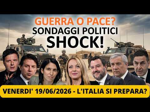 Video Vannacci VOLA al 4,9%! Futuro Nazionale fa tremare il centrodestra – sondaggi 19 giugno 2026