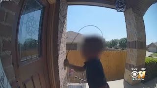 Boy beats on Texas family's door with whip; father arrested for firing gun