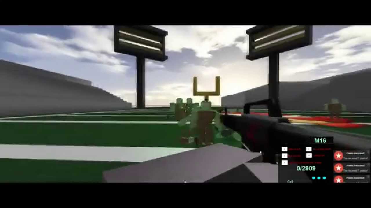 roblox shooting zombie games