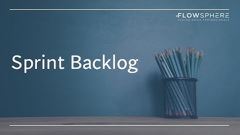 Sprint Backlog