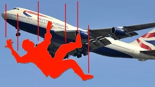 Stowaway falls 1,000 feet; man hides inside wheel well surviving 2
hours flight - compilation