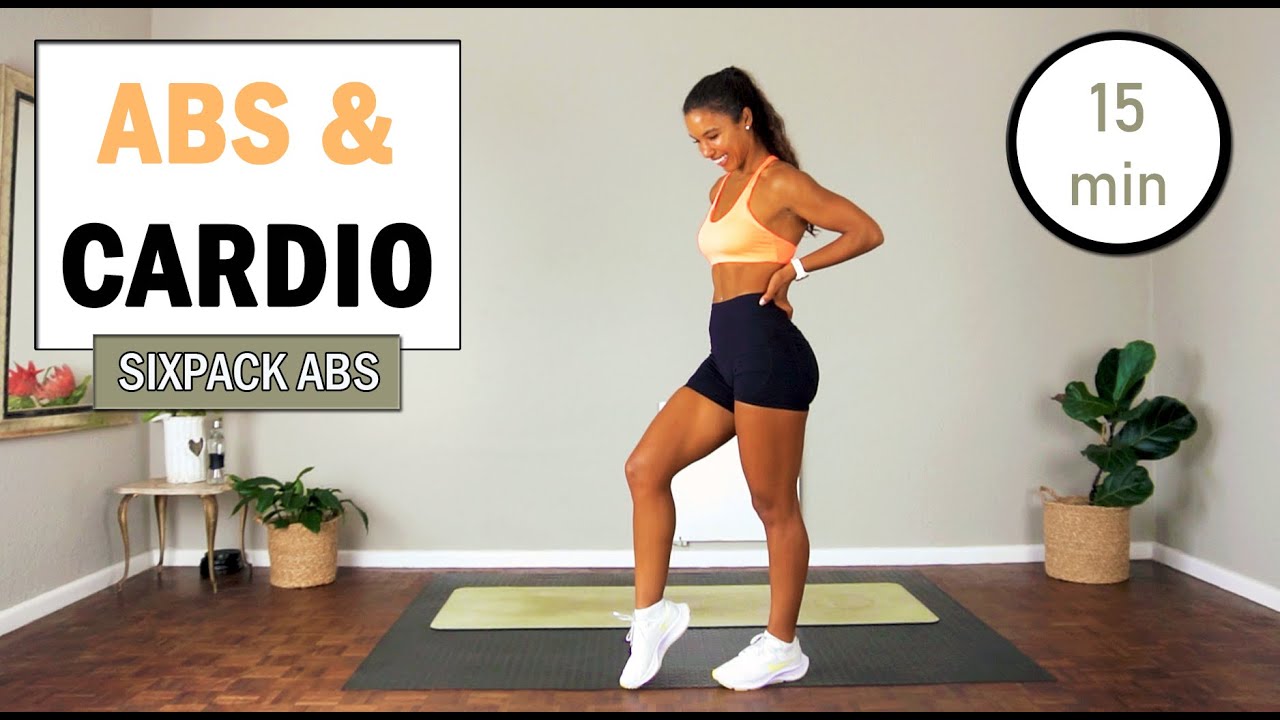 15 min INTENSE CARDIO & ABS HIIT WORKOUT The Modern Fit Girl Abs Workout Fat Burn YouTube