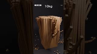 Wood Cubes Simulation #satisfyingvideo #satisfyingsound #blender3d #blender #blenderrender #asmr
