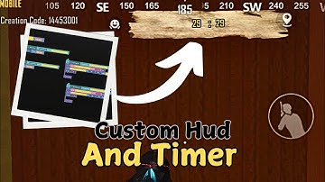How to create custom Hud and timer | custom timer  | pubg mobile