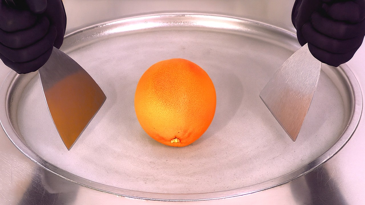 The Most Satisfying Grapefruit Ice Cream Rolls Ever | ASMR