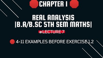 Real analysis |# lect 7 | 4-11 Examples before 1.2 | Integrability of monotonic fxns| Chapter 1