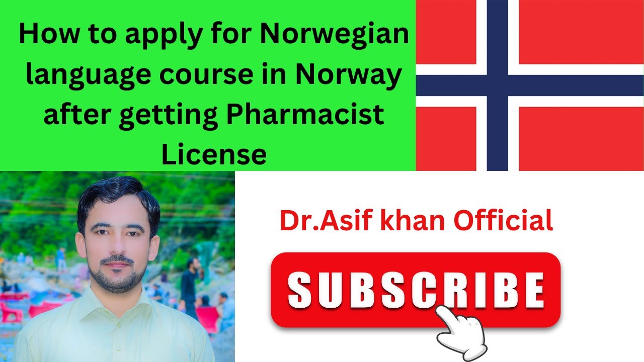 How to become a registered Pharmacist in Norway | How to apply for ...